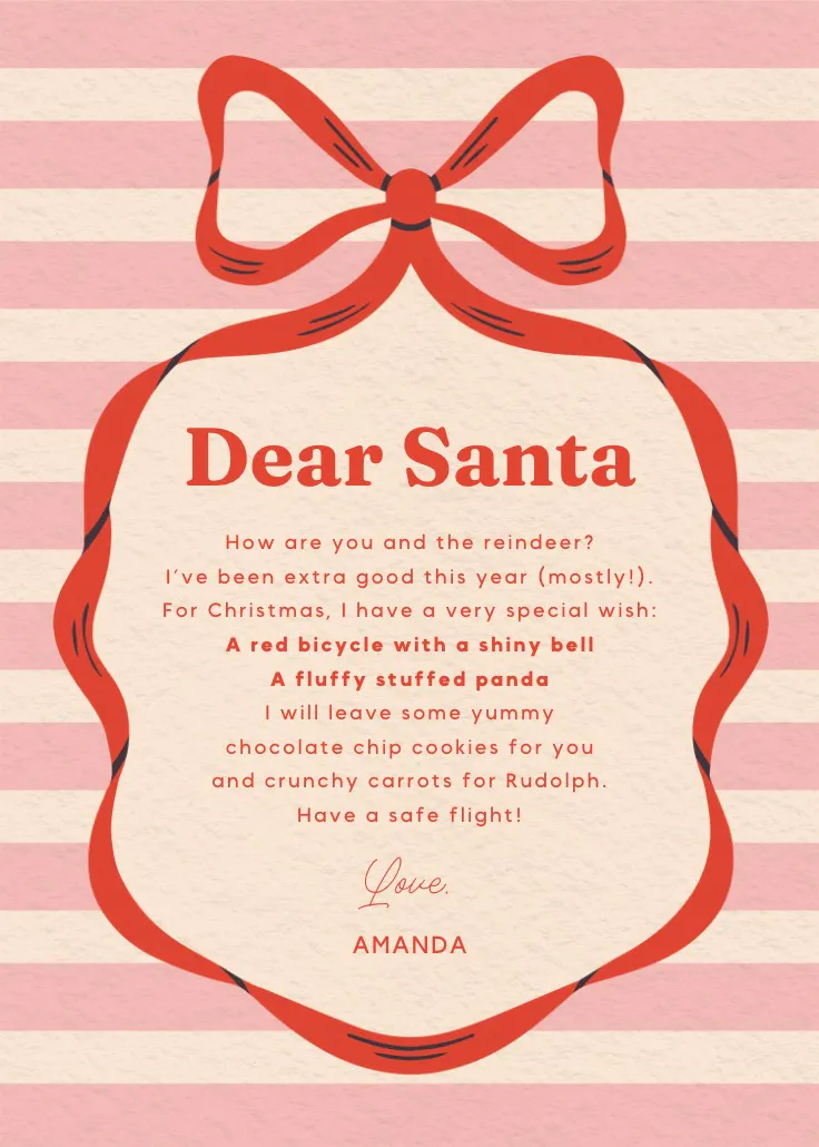 Merry mid-century - จดหมายซานต้า