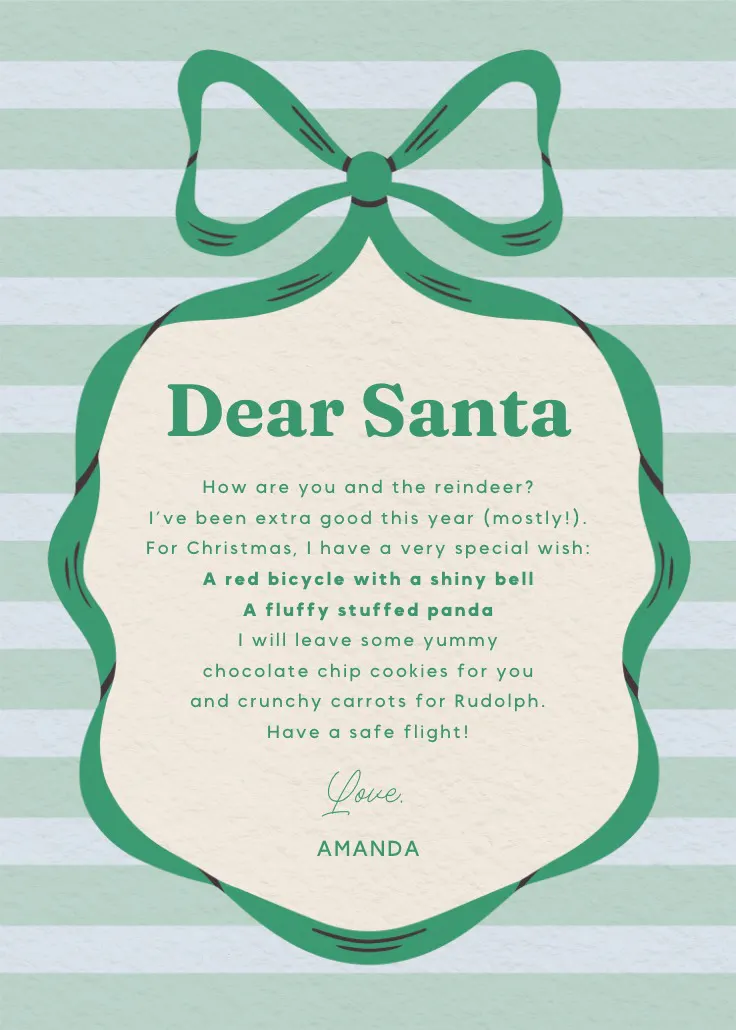 Merry mid-century - tomtebrev