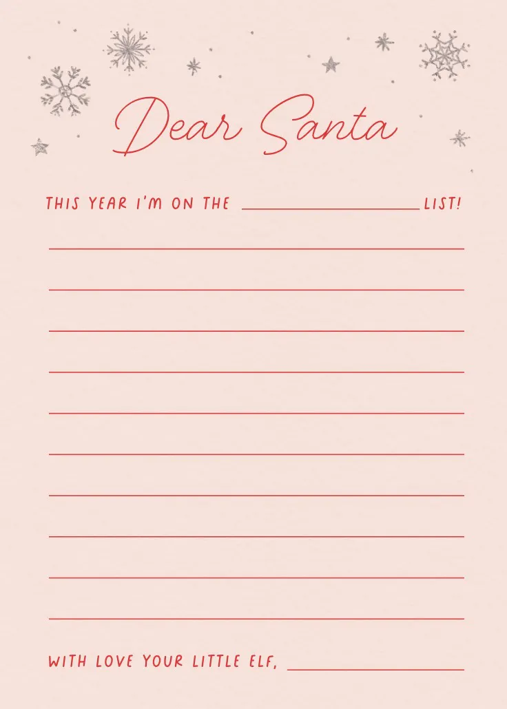 Snowflake mail - จดหมายซานต้า