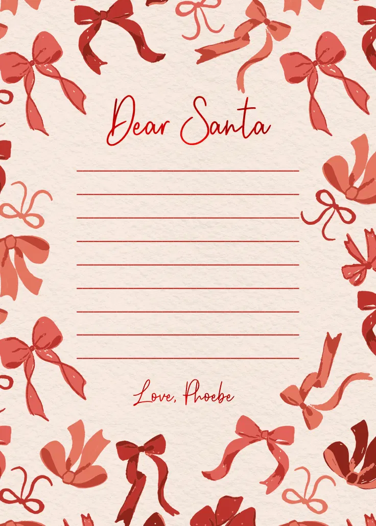 Wrapped up - weihnachtsmann-brief