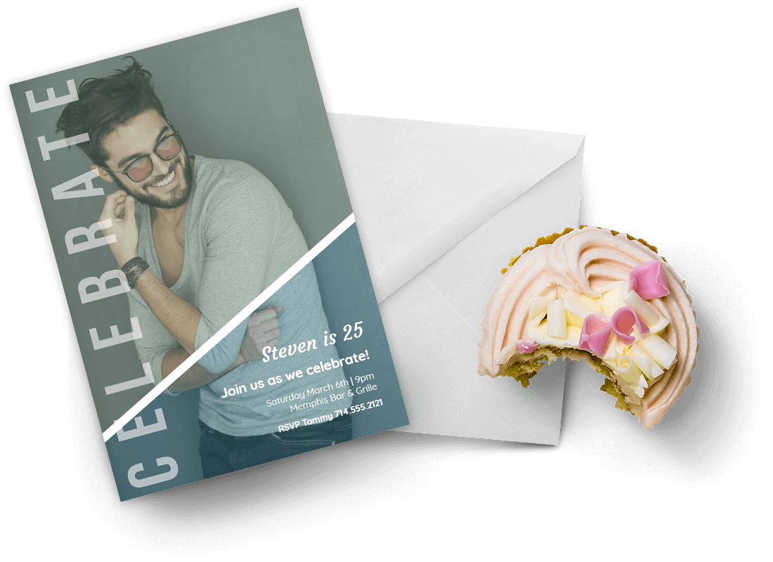 Birthday invitations for him