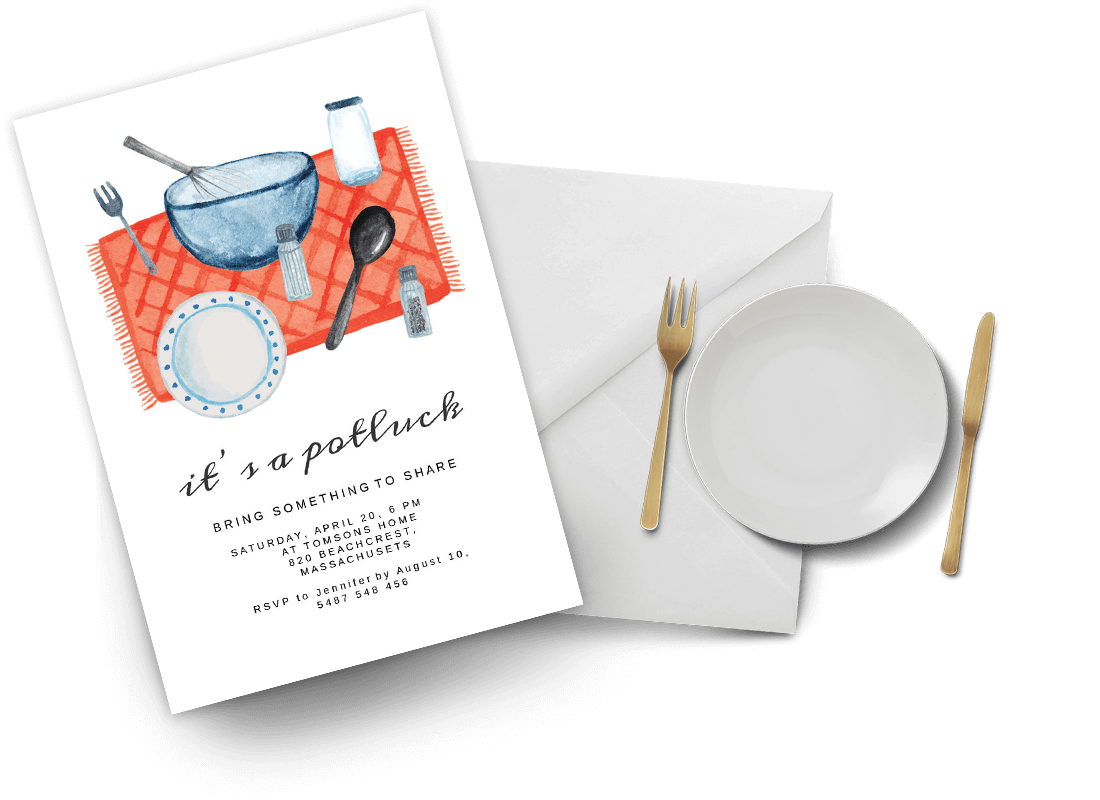 Potluck Invitation Templates (Free) Greetings Island